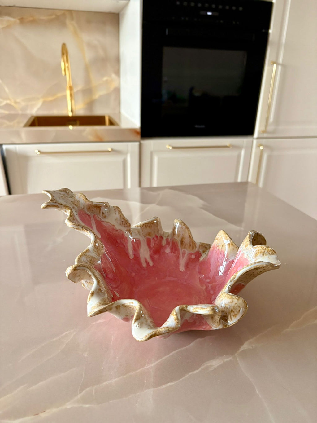 Modern Sculptural Centerpiece Bowl