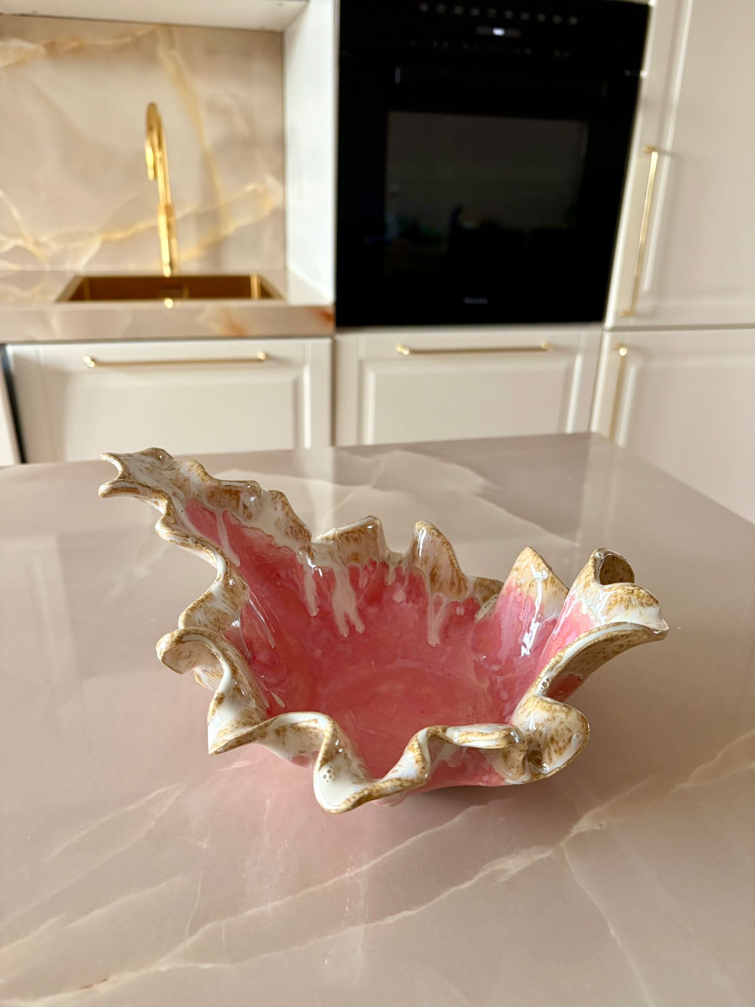 Modern Sculptural Centerpiece Bowl