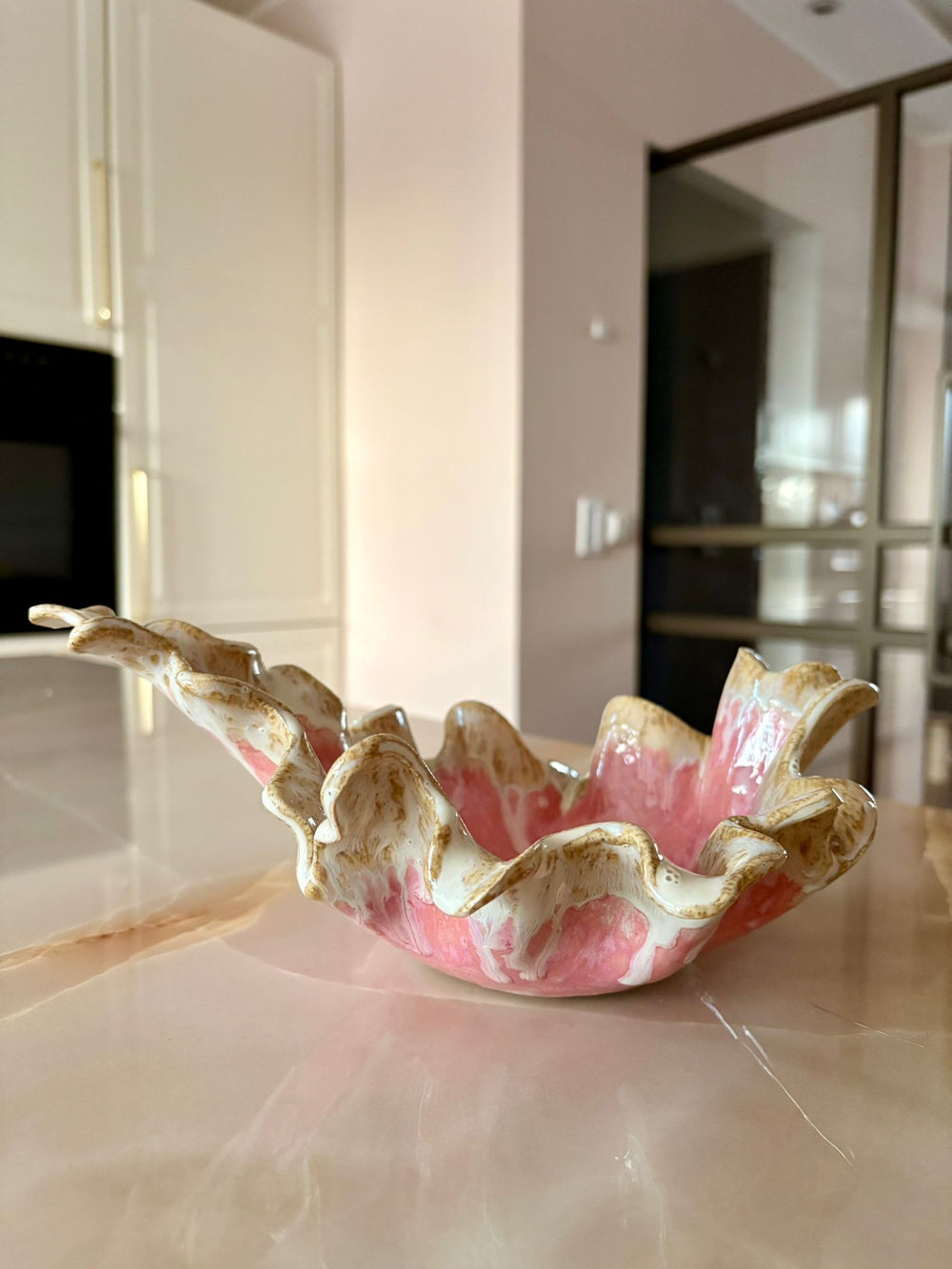 Moderne Skulpturale Mittelstückschale