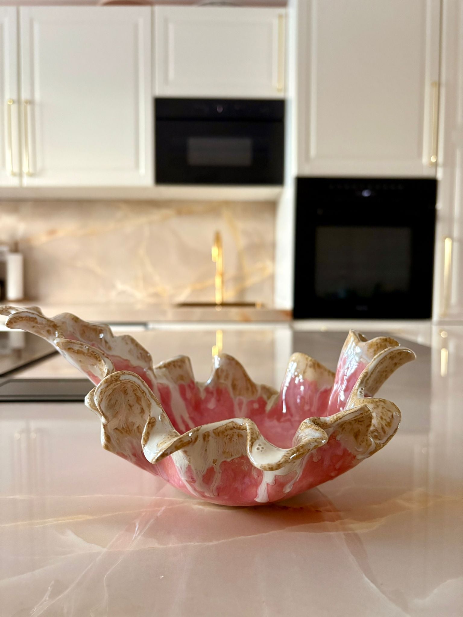 Modern Sculptural Centerpiece Bowl