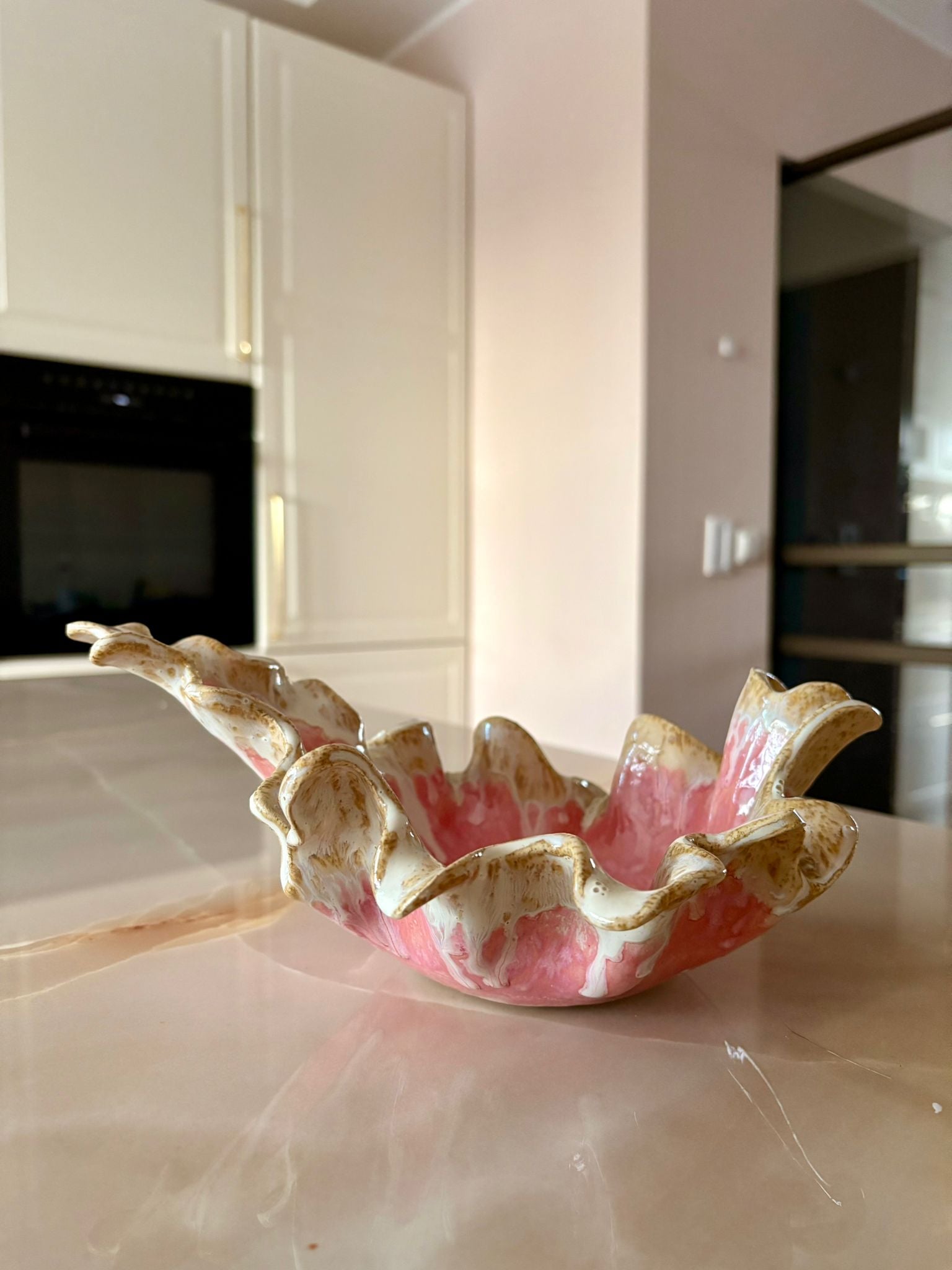 Modern Sculptural Centerpiece Bowl