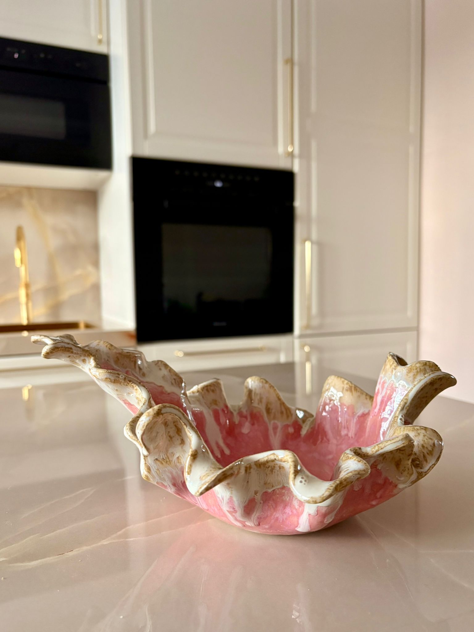 Modern Sculptural Centerpiece Bowl
