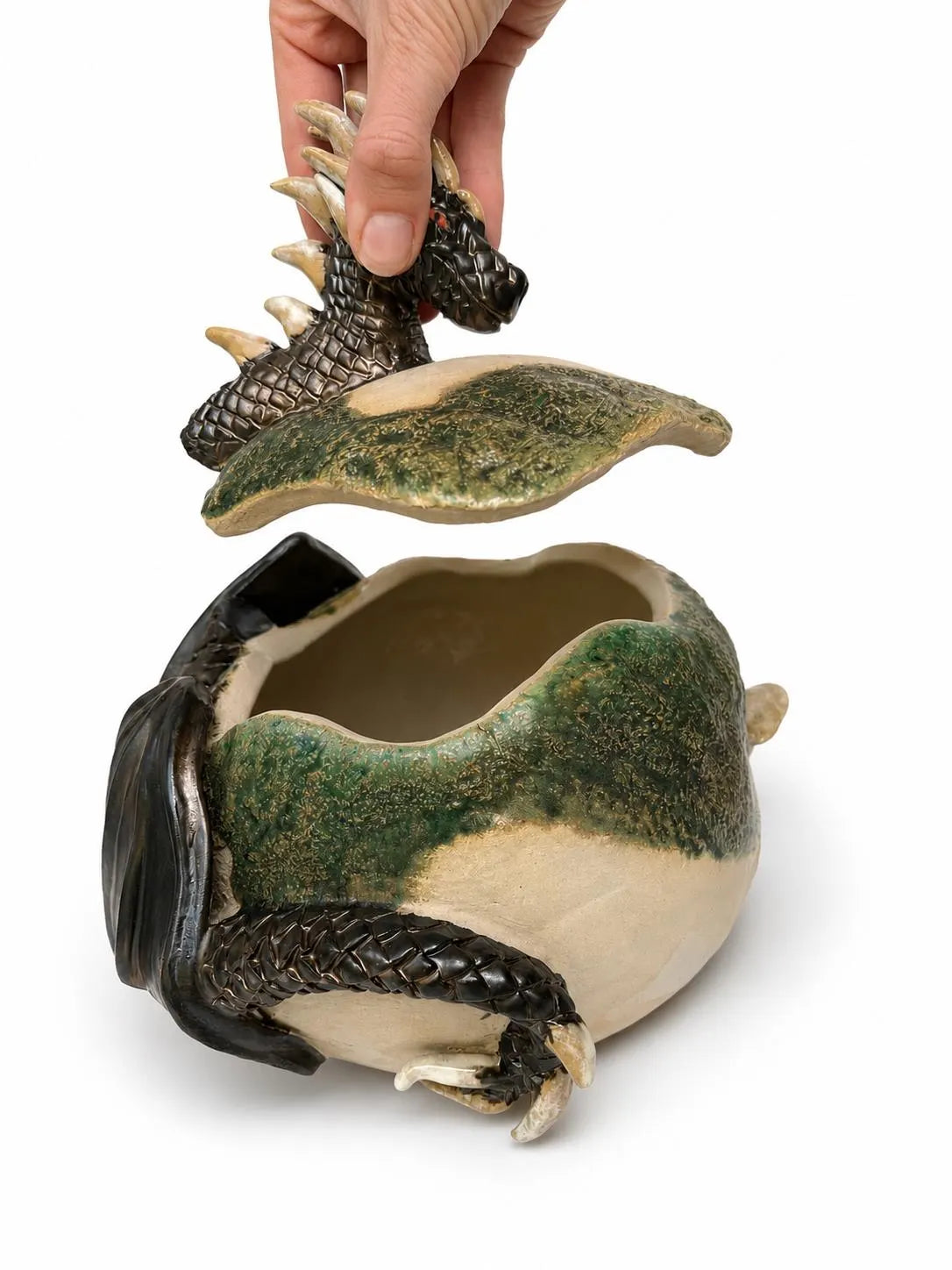 Ceramic Dragon Jar